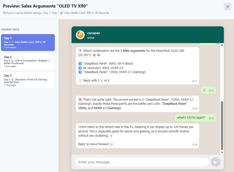 Product training for resellers